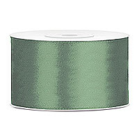 Ruban Satin Grande Largeur 5cm x 25m Vert Eucalyptus