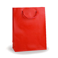 Sac Cordelette Rouge 19 x 27 cm