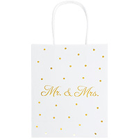 Sac Cadeau Invités Mariage Mr Mrs Doré