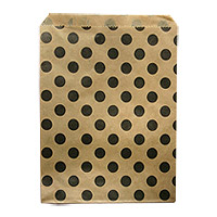 Sachets Kraft à Pois Noirs
