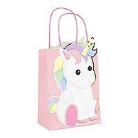 Sacs Cadeaux Anniversaire Baby Licorne x4