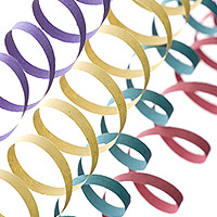 Rouleaux Serpentins Multicolor 4m x20