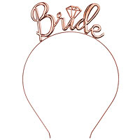 Serre Tête Bride Rose Gold en Métal