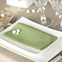 Serviette Table Airlaid Sauge Green Absorbante