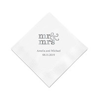 Petites Serviettes Personnalisable Mariage Mr Mrs