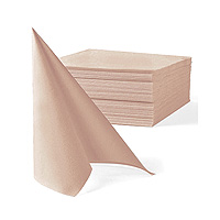 Petite Serviette Cocktail Mariage Beige Taupe