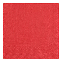 Serviettes Papier Rouge x25