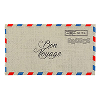 Serviette Table Rectangle Voyage Enveloppe