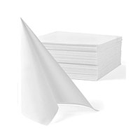 40 PETITES serviettes de Buffet papier aspect Tissu