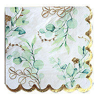 Serviettes Papier Sauge Green