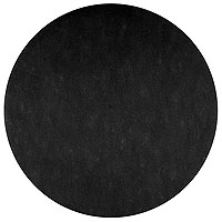 Dessous d'Assiette Ronds Tissu Intissé Noir x50