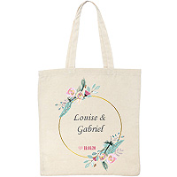 Tote Bag Personnalisé Mariage Charleston x10