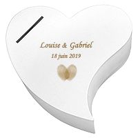 Urne Coeur Personnalisée