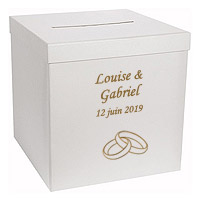 Urne Personnalisée Mariage Alliances