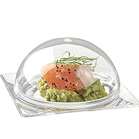 Verrines Pvc Translucide Dome Sphere Cocktail
