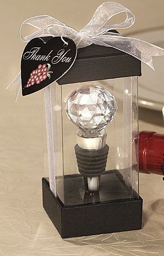 Bouchon Vin Boule Cristal Cadeau