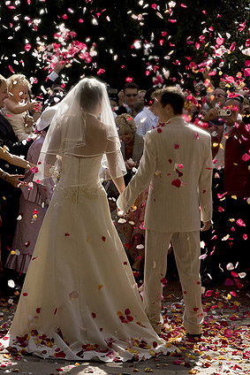 Canon à confettis Argent 60 cm, confetti sortie d'église mariage