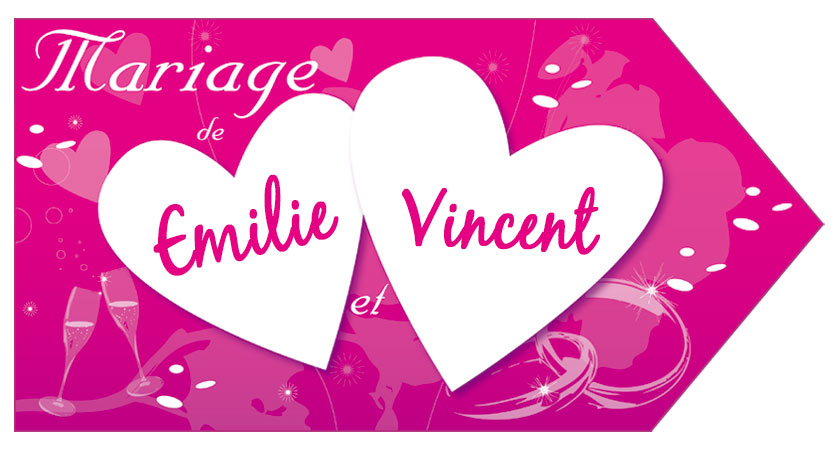 Plaque Signalisation Lieu Mariage