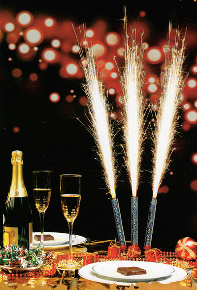 6 Pcs Gâteau Bougie Sparkler Feu d'artifice Coffre-fort Sans fumée Bougies  d'anniversaire Fontaine Fête Gâteau Décoration Accessoires Pour Club  Mariage