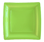 Assiette Jetable mariage vert anis