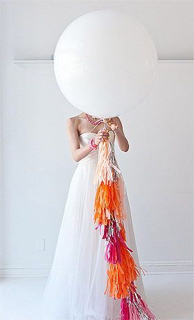 Ballon Géant Mariage avec tassel