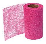 Ruban Intissé 10cm mariage Fuchsia