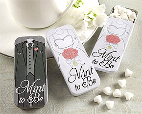 Boite Métal Bonbons Coeur Menthe Cadeau Invité Mariage