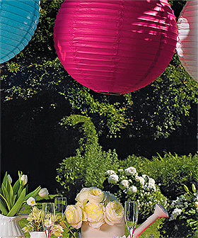 Boule Lampion Mariage déco jardin