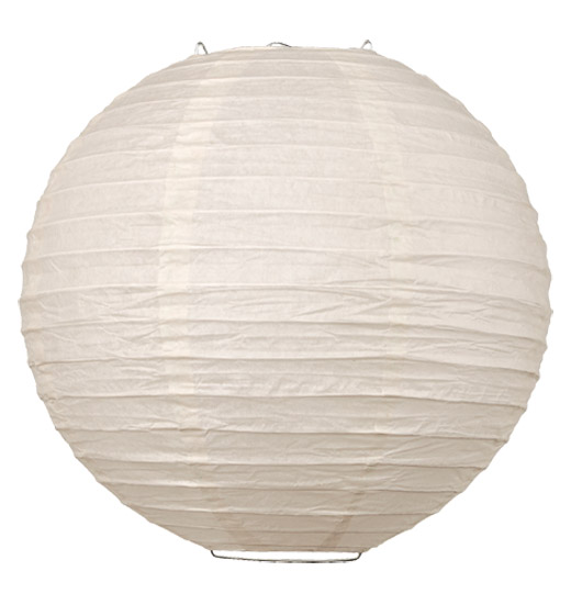 Boule Lampion Mariage 50cm blanc