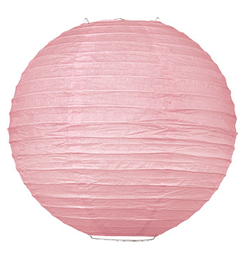 Boule Lampion Mariage 50cm rose