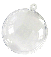 Petites Boules Pvc Transparent 5cm Contenant Dragées