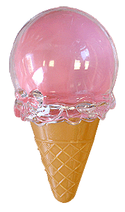 Cornet à Glace Pvc Contenant Dragées