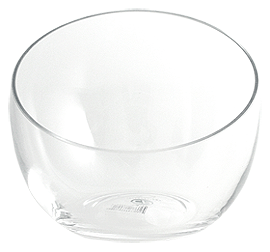 Coupelle en Verre Pans Obliques Bougies Décoration Transparent