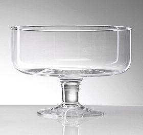 Coupelle en Verre sur Pied Mariage Transparent