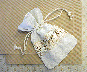 Deco serviette beige