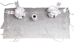 Kit Déco de Voiture Mariage Blanc