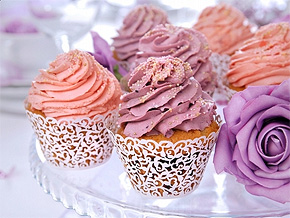 Cupcake Dentelle Papier pas cher