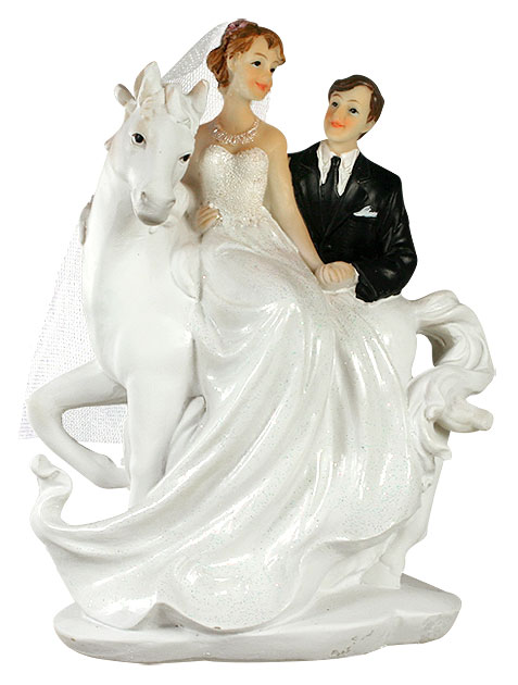 Figurine Mariage Cheval Blanc