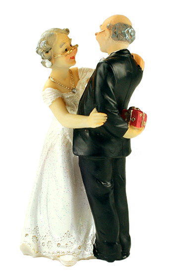 Figurine Anniversaire de Mariage Grand Pere Grand Mere