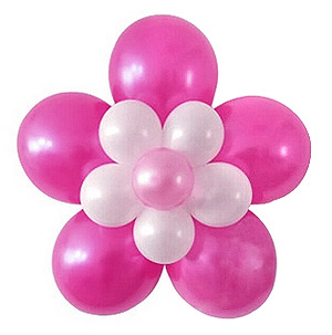 Petits Ballons Nacrés Mariage 12 cm Fuchsia