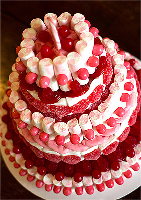 Piece Montée Gateau Bonbons Chamallow