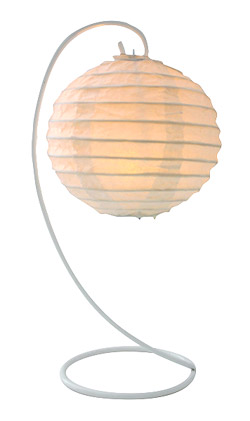 Support Portant Fer Blanc Lampion ou Cage Mariage Blanc