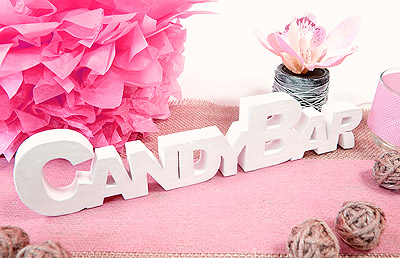 Lettres en Bois Candy Bar