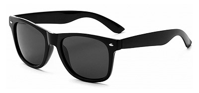 Lunettes de Soleil Noires Style Wayfarer pas cher