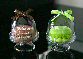 Savon Macaron Cloche Pvc Cadeau Invité