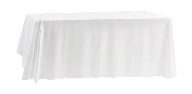 Nappe en tissu polyester, blanche, lavable, nappe pour banquet de mariage,  restaurant