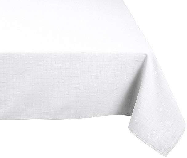 Nappe rectangulaire noire en polyester 108 x 156 | Nappe de mariage |  Drapé de table très grand 8