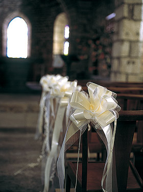 Noeuds Tulle Décoration Mariage pas cher