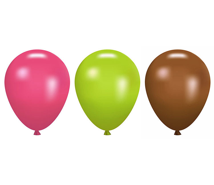 Ballon gonflable Multicolore 30cm x 50 pièces, Ballons pas cher