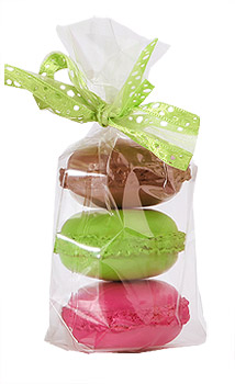 Petits Sachets Transparent Macaron pas cher